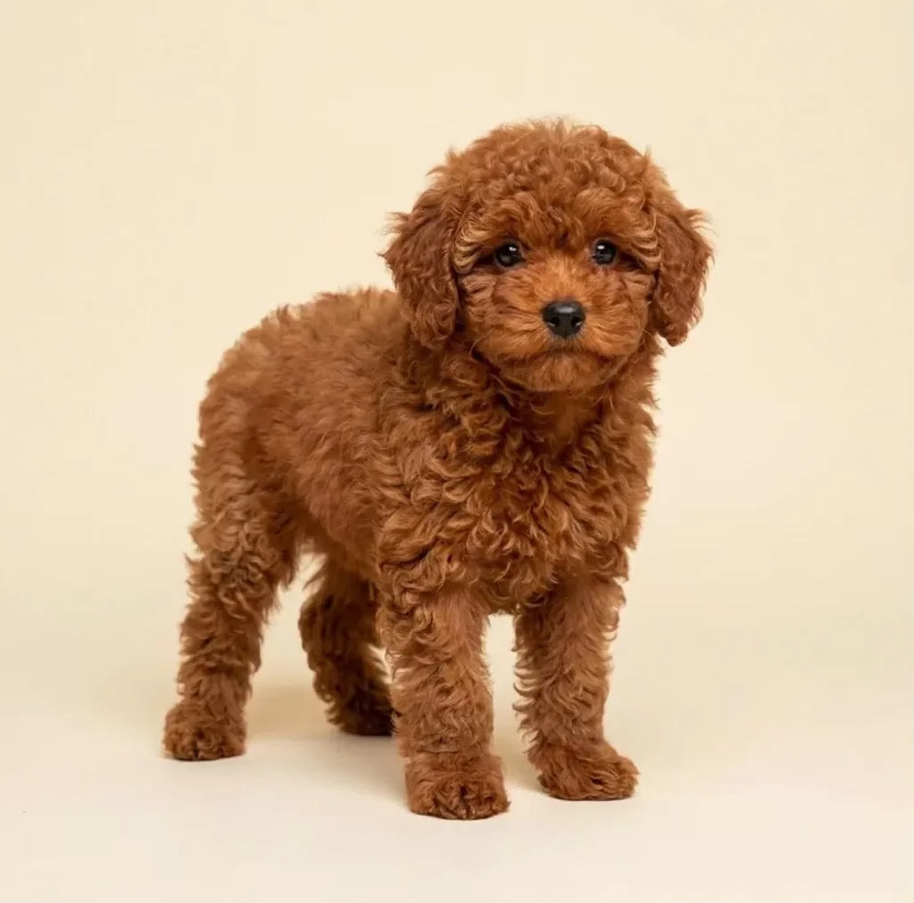 Kadife – satılık kızıl Toy Poodle yavrusu
