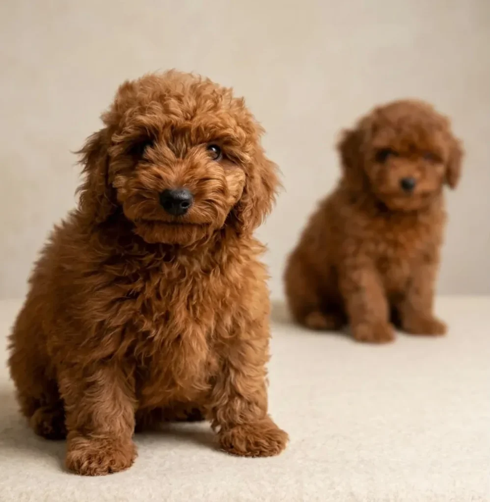 Poodle yavrular: Muffin, Waffle