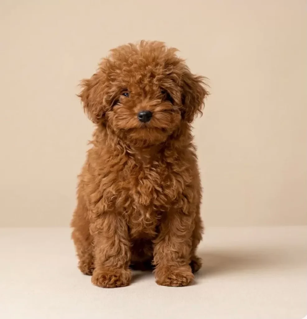 Krokan – satılık kızıl Toy Poodle yavrusu
